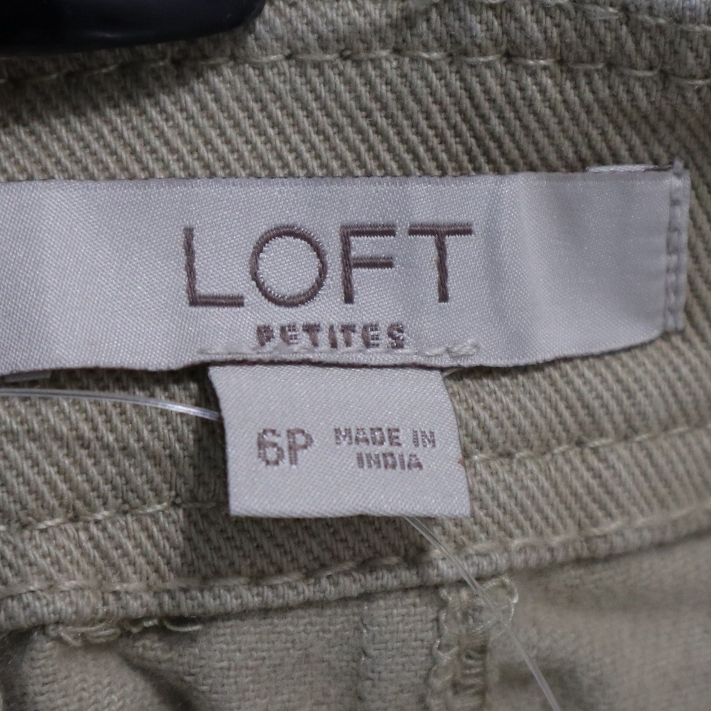 Loft Cargo Safari Skirt Women 6P Belted Utility Mini Casual Workwear - Picture 4 of 9